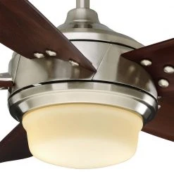 Home Decorators Collection Breezemore 56 in. Indoor LED Brushed Nickel Ceiling Fan with Light Kit, Downrod, DC Motor and Remote Control -Flora Home Decorators Soldes brushed nickel home decorators collection ceiling fans with lights 51558 40 1000