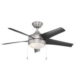 Home Decorators Collection Windward 44 in. LED Brushed Nickel Ceiling Fan with Light Kit -Flora Home Decorators Soldes brushed nickel home decorators collection ceiling fans with lights 51565 66 1000
