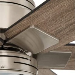 Home Decorators Collection Statewood 70 in. Indoor LED Brushed Nickel Ceiling Fan with Light Kit, Downrod, Remote Control and 6 Reversible Blades -Flora Home Decorators Soldes brushed nickel home decorators collection ceiling fans with lights 51770 1f 1000