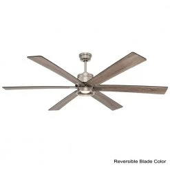 Home Decorators Collection Statewood 70 in. Indoor LED Brushed Nickel Ceiling Fan with Light Kit, Downrod, Remote Control and 6 Reversible Blades -Flora Home Decorators Soldes brushed nickel home decorators collection ceiling fans with lights 51770 e1 1000