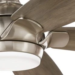 Home Decorators Collection Camrose 60 in. White Color Changing Integrated LED Brushed Nickel Indoor Ceiling Fan with Light Kit and Remote Control -Flora Home Decorators Soldes brushed nickel home decorators collection ceiling fans with lights 51860 44 1000