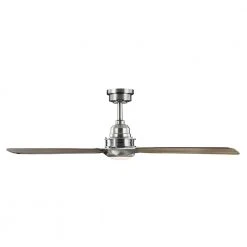 Home Decorators Collection Ester 54 in. White Color Changing Integrated LED Indoor/Outdoor Brushed Nickel Ceiling Fan with Light Kit and Remote -Flora Home Decorators Soldes brushed nickel home decorators collection ceiling fans with lights 52155 4f 1000