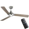 Home Decorators Collection Ester 54 in. White Color Changing Integrated LED Indoor/Outdoor Brushed Nickel Ceiling Fan with Light Kit and Remote -Flora Home Decorators Soldes brushed nickel home decorators collection ceiling fans with lights 52155 64 1000