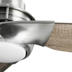 Home Decorators Collection Ester 54 in. White Color Changing Integrated LED Indoor/Outdoor Brushed Nickel Ceiling Fan with Light Kit and Remote -Flora Home Decorators Soldes brushed nickel home decorators collection ceiling fans with lights 52155 d4 1000