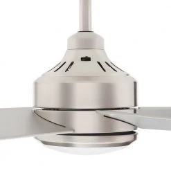 Home Decorators Collection Mercer 56 in. Integrated LED Brushed Nickel Ceiling Fan with Light Kit and Remote Control -Flora Home Decorators Soldes brushed nickel home decorators collection ceiling fans with lights 54625 1d 1000