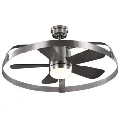 Home Decorators Collection Harrington 36 in. White Color Changing Integrated LED Brushed Nickel Ceiling Fan with Light Kit and Remote Control -Flora Home Decorators Soldes brushed nickel home decorators collection ceiling fans with lights 59236 fa 1000