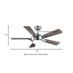 Home Decorators Collection Chelton 46 in. White Color Changing Integrated LED Brushed Nickel Ceiling Fan with Light Kit and Remote Control -Flora Home Decorators Soldes brushed nickel home decorators collection ceiling fans with lights 59246 a0 1000