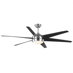 Home Decorators Collection Windward 68 in. White Color Changing Integrated LED Brushed Nickel Ceiling Fan with Light Kit, DC Motor and Remote -Flora Home Decorators Soldes brushed nickel home decorators collection ceiling fans with lights 68000 1f 1000