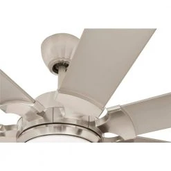Home Decorators Collection Glenmeadow 84 in. Integrated LED Brushed Nickel Ceiling Fan with Light and Remote Control -Flora Home Decorators Soldes brushed nickel home decorators collection ceiling fans with lights am613a bn 66 1000