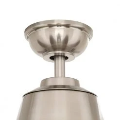 Home Decorators Collection Kensgrove 54 in. Integrated LED Brushed Nickel Ceiling Fan with Light and Remote Control -Flora Home Decorators Soldes brushed nickel home decorators collection ceiling fans with lights yg493a bn 4f 1000