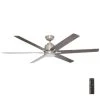Home Decorators Collection Kensgrove 64 in. Integrated LED Brushed Nickel Ceiling Fan with Light and Remote Control 1 Home Decorators Collection Kensgrove 64 in. Integrated LED Brushed Nickel Ceiling Fan with Light and Remote Control -Flora Home Decorators Soldes brushed nickel home decorators collection ceiling fans with lights yg493d bn 64 1000