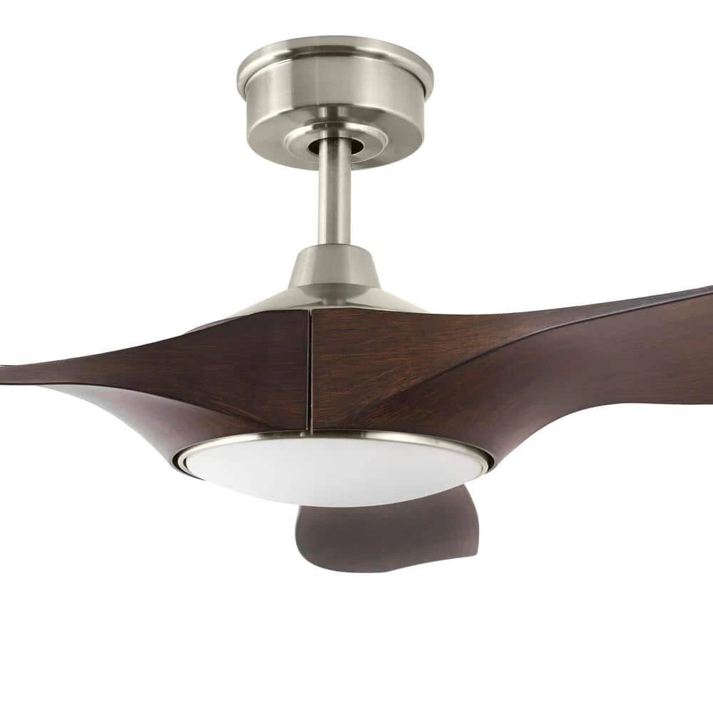 Home Decorators Collection Marlon 66 in. Integrated LED Indoor Brushed Nickel Ceiling Fan with Light and Remote Control 9 Home Decorators Collection Marlon 66 in. Integrated LED Indoor Brushed Nickel Ceiling Fan with Light and Remote Control - Image 7