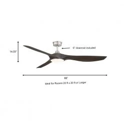 Home Decorators Collection Marlon 66 in. Integrated LED Indoor Brushed Nickel Ceiling Fan with Light and Remote Control 14 Home Decorators Collection Marlon 66 in. Integrated LED Indoor Brushed Nickel Ceiling Fan with Light and Remote Control -Flora Home Decorators Soldes brushed nickel home decorators collection ceiling fans with lights yg825 bn a0 1000