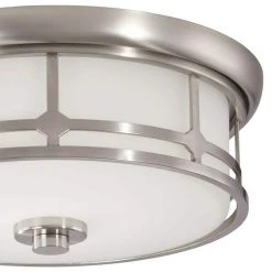 Home Decorators Collection Portland Court 14 in. Brushed Nickel LED Flush Mount Ceiling Light 14 Home Decorators Collection Portland Court 14 in. Brushed Nickel LED Flush Mount Ceiling Light -Flora Home Decorators Soldes brushed nickel home decorators collection flush mount lights 23952 66 1000