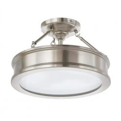Home Decorators Collection Grafton 3-Light Brushed Nickel Semi Flush Mount Ceiling Light -Flora Home Decorators Soldes brushed nickel home decorators collection flush mount lights 23955 c3 1000
