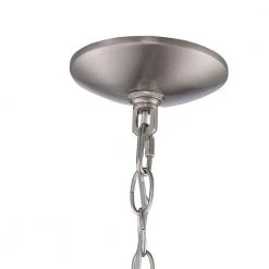 Home Decorators Collection Weyburn 1-Light Caged Brushed Nickel Farmhouse Hanging Mini Kitchen Pendant Light -Flora Home Decorators Soldes brushed nickel home decorators collection pendant lights 16201 bn 44 1000