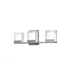 Home Decorators Collection VICINO 3-Light Brushed Nickel Integrated LED Bathroom Vanity Light Bar -Flora Home Decorators Soldes brushed nickel home decorators collection vanity lighting 204984a 1f 1000