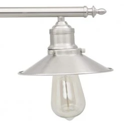 Home Decorators Collection Glenhurst 25 in. 3-Light Brushed Nickel Farmhouse Bathroom Vanity Light Fixture with Metal Shades -Flora Home Decorators Soldes brushed nickel home decorators collection vanity lighting hd 8003 bn a0 1000