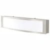 Home Decorators Collection 180-Watt Equivalent Brushed Nickel Integrated LED Vanity Light