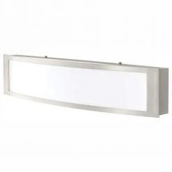 Home Decorators Collection 180-Watt Equivalent Brushed Nickel Integrated LED Vanity Light