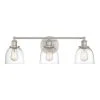 Home Decorators Collection Evelyn 26.75 in. 3-Light Brushed Nickel Modern Industrial Bathroom Vanity Light with Clear Glass Shades 1 Home Decorators Collection Evelyn 26.75 in. 3-Light Brushed Nickel Modern Industrial Bathroom Vanity Light with Clear Glass Shades -Flora Home Decorators Soldes brushed nickel with clear glass home decorators collection vanity lighting hb2586 35 64 1000