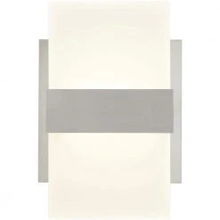 Home Decorators Collection Alberson 5 in. Brushed Nickel 2-Light LED Sconce -Flora Home Decorators Soldes brushed nickel with frosted glass home decorators collection wall sconces 28616 hbur 4f 1000