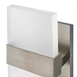 Home Decorators Collection Alberson 5 in. Brushed Nickel 2-Light LED Sconce -Flora Home Decorators Soldes brushed nickel with frosted glass home decorators collection wall sconces 28616 hbur 77 1000