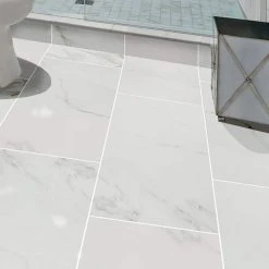 Home Decorators Collection Carrara 12 in. x 24 in. Polished Porcelain Floor and Wall Tile (2 sq. ft./Each) -Flora Home Decorators Soldes carrara home decorators collection porcelain tile nhdcarr1224p 40 1000