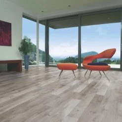 Home Decorators Collection Castle Gray Oak 1/3 in. Thick x 6.26 in. wide x 50.79 in Length Engineered Hardwood Flooring (17.66 sq. ft./case) -Flora Home Decorators Soldes castle gray oak home decorators collection engineered hardwood o523 lm 4f 1000