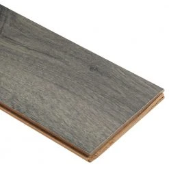 Home Decorators Collection Castle Gray Oak 1/3 in. Thick x 6.26 in. wide x 50.79 in Length Engineered Hardwood Flooring (17.66 sq. ft./case) -Flora Home Decorators Soldes castle gray oak home decorators collection engineered hardwood o523 lm a0 1000 1