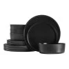 Home Decorators Collection Trenblay Melamine Dinnerware Set in Charcoal Black (Service For 4) 2 Home Decorators Collection Trenblay Melamine Dinnerware Set in Charcoal Black (Service For 4) -Flora Home Decorators Soldes charcoal black home decorators collection dinnerware sets tpl1105mdsbb 64 1000