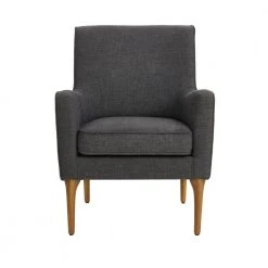 Flora Home Decorators Soldes 18 Home Decorators Collection Greenlee Charcoal Upholstered Accent Chair
