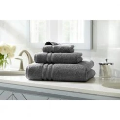 Home Decorators Collection Turkish Cotton Ultra Soft 18-Piece Bath Towel Set in Charcoal 11 Home Decorators Collection Turkish Cotton Ultra Soft 18-Piece Bath Towel Set in Charcoal -Flora Home Decorators Soldes charcoal home decorators collection bath towels nhv 8 0615chr18v 40 1000