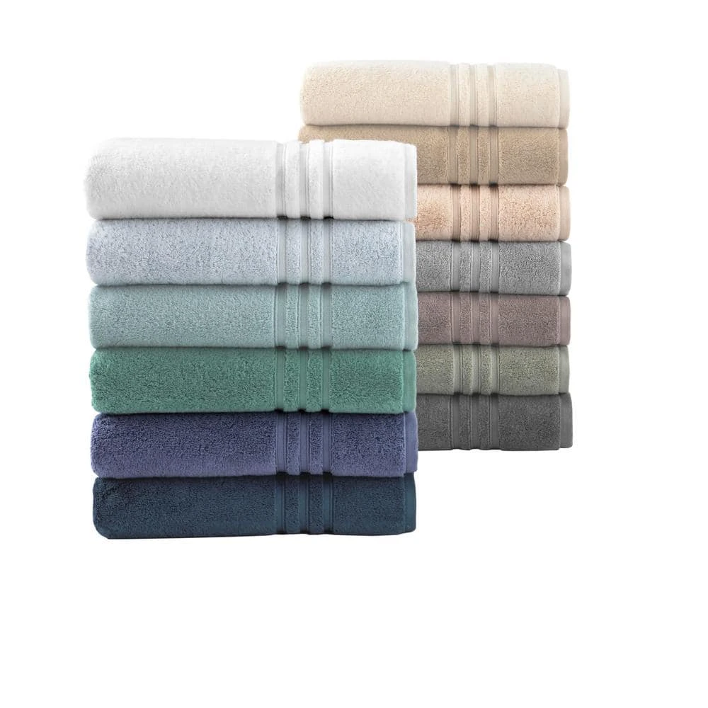 Home Decorators Collection Turkish Cotton Ultra Soft 18-Piece Bath Towel Set in Charcoal 6 Home Decorators Collection Turkish Cotton Ultra Soft 18-Piece Bath Towel Set in Charcoal - Image 4