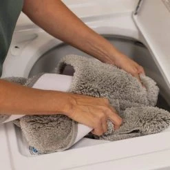 Home Decorators Collection Eloquence Charcoal 24 in. x 40 in. Nylon Machine Washable Bath Mat -Flora Home Decorators Soldes charcoal home decorators collection bathroom rugs bath mats 398827 c3 1000