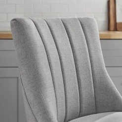 Home Decorators Collection Scotsfield Channel Tufted Upholstered Bar Stools in Charcoal (Set of 2) -Flora Home Decorators Soldes charcoal home decorators collection dining chairs 59 2 40 1000