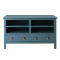 Home Decorators Collection Whitehaven Charleston Teal Wood TV stand with Adjustable Shelves and Two Drawers (45 in. W x 26 in. H) -Flora Home Decorators Soldes charleston home decorators collection tv stands sk19334br1 c d4 1000