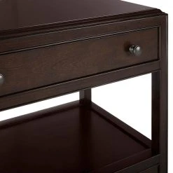 Home Decorators Collection Bonterra 2-Drawer Chocolate Nightstand (32.5 in. W x 21.65 in. D x 30.25 in. H) -Flora Home Decorators Soldes chocolate home decorators collection nightstands hd 002 ns ch 1f 1000