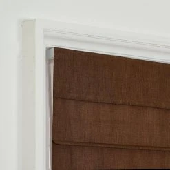 Home Decorators Collection Cordless Light Filtering Fabric Roman Shade 35X64 Chocolate -Flora Home Decorators Soldes chocolate home decorators collection roman shades rsfd3564 c3 1000