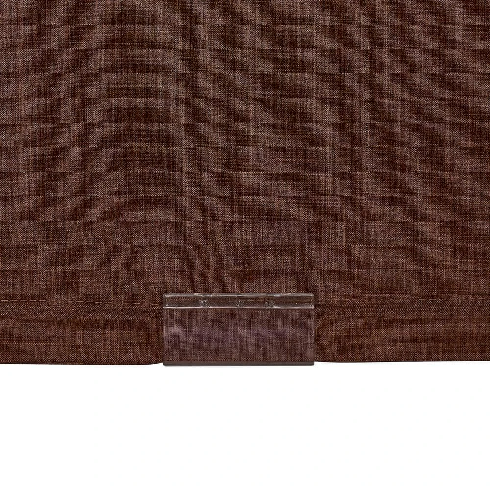 Home Decorators Collection Cordless Blackout Fabric Roman Shade 29X64 Chocolate 5 Home Decorators Collection Cordless Blackout Fabric Roman Shade 29X64 Chocolate - Image 3
