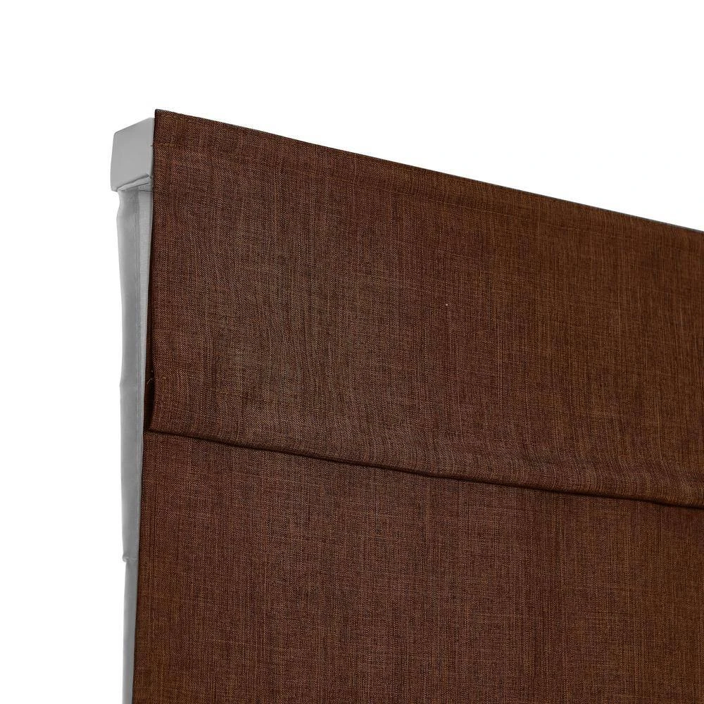 Home Decorators Collection Cordless Blackout Fabric Roman Shade 29X64 Chocolate 4 Home Decorators Collection Cordless Blackout Fabric Roman Shade 29X64 Chocolate - Image 2