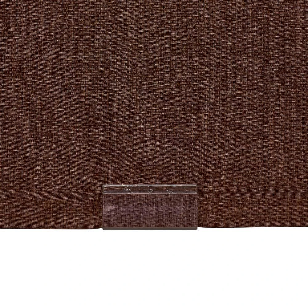 Home Decorators Collection Cordless Blackout Fabric Roman Shade 31X64 Chocolate 5 Home Decorators Collection Cordless Blackout Fabric Roman Shade 31X64 Chocolate - Image 3