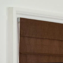 Home Decorators Collection Cordless Blackout Fabric Roman Shade 36X64 Chocolate -Flora Home Decorators Soldes chocolate home decorators collection roman shades rsgd3664 c3 1000