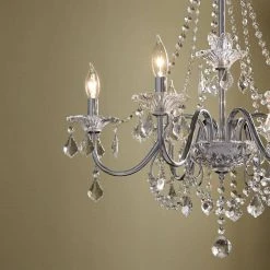 Home Decorators Collection Canterbury Park 6-Light Chrome Crystal Chandelier -Flora Home Decorators Soldes chrome home decorators collection chandeliers 29360 hbu 1d 1000