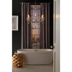 Home Decorators Collection Canterbury Park 6-Light Chrome Crystal Chandelier -Flora Home Decorators Soldes chrome home decorators collection chandeliers 29360 hbu 1f 1000