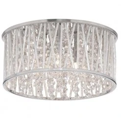 Home Decorators Collection Saynsberry 11.5 in. 3-Light Polished Chrome and Crystal Drum Shape Flush Mount Bedroom Ceiling Light Fixture 16 Home Decorators Collection Saynsberry 11.5 in. 3-Light Polished Chrome and Crystal Drum Shape Flush Mount Bedroom Ceiling Light Fixture -Flora Home Decorators Soldes chrome home decorators collection flush mount lights 4411 ndm 1d 1000