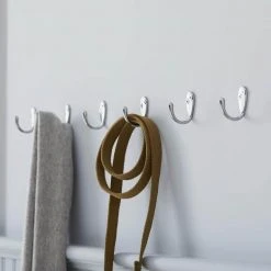 Home Decorators Collection 1-13/16 in. Chrome Wall Hook (6-Pack) -Flora Home Decorators Soldes chrome home decorators collection hooks 63101 77 1000