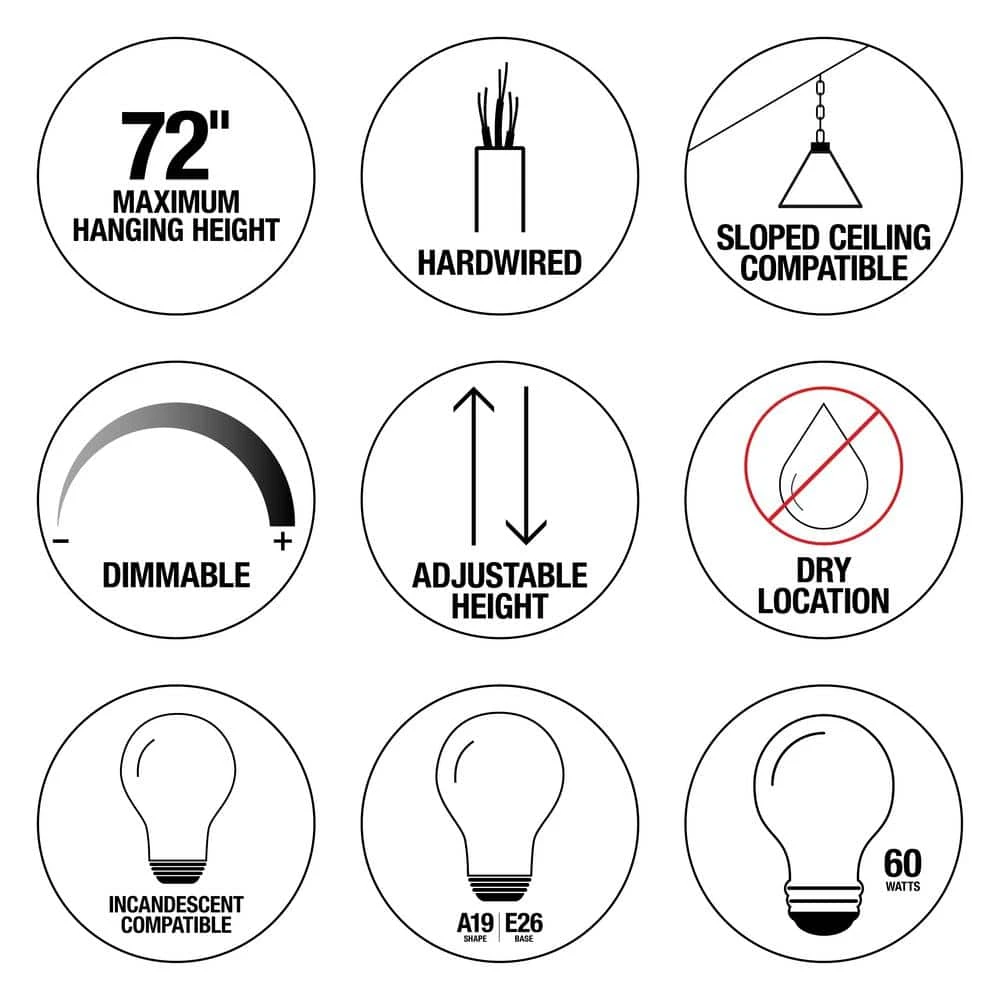 Home Decorators Collection Kristella 1-Light Crystal and Chrome Pendant 5 Home Decorators Collection Kristella 1-Light Crystal and Chrome Pendant - Image 3