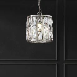 Home Decorators Collection Kristella 1-Light Crystal and Chrome Pendant 22 Home Decorators Collection Kristella 1-Light Crystal and Chrome Pendant -Flora Home Decorators Soldes chrome home decorators collection pendant lights 30685 hbu 44 1000