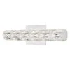 Home Decorators Collection Keighley 18 in. 1-Light Chrome LED Crystal Bathroom Vanity Light Fixture Bar -Flora Home Decorators Soldes chrome home decorators collection vanity lighting 4151 ndm 18 64 1000